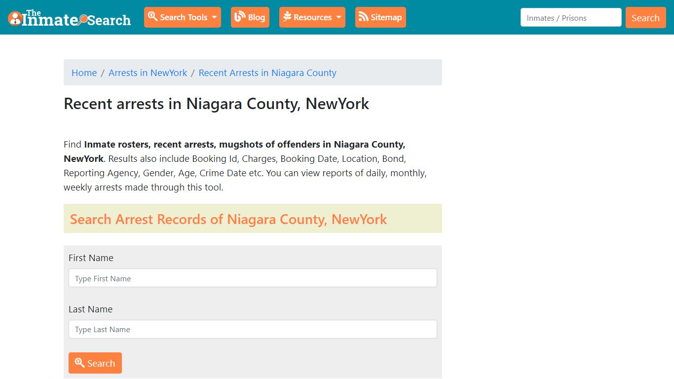 Recent arrests in Niagara County, NewYork | Mugshots ...